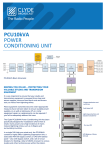 PCU10kVA POWER CONDITIONING UNIT