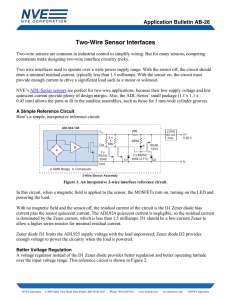 2-Wire Sensor Interfaces