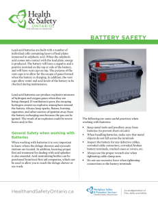 Battery Safety