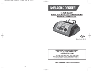 10 amp smart® fully automatic battery charger instruction manual