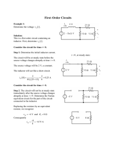 First–Order Circuits
