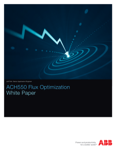 ACH550 Flux Optimization White Paper