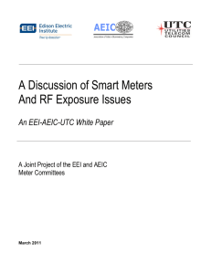 A Discussion of Smart Meters and RF Exposure Issues