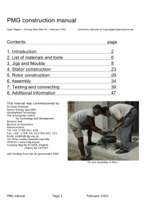 PMG construction manual