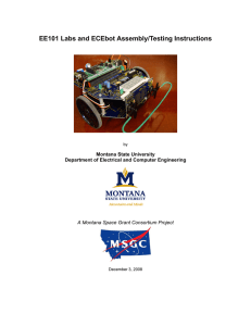 EE101 Labs and ECEbot Assembly/Testing Instructions