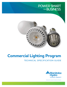 Commercial lighting program technical