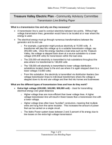 Transmission Line Briefing Paper