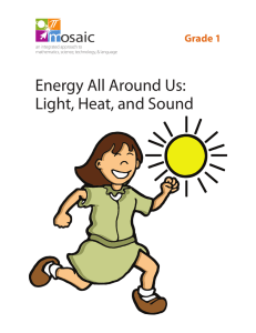 Energy All Around Us: Light, Heat, and Sound