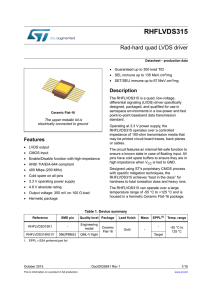 rhflvds315 - STMicroelectronics