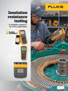 Insulation resistance testing