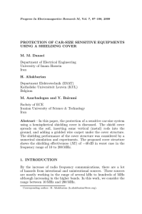 PROTECTION OF CAR-SIZE SENSITIVE EQUIPMENTS USING A