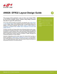 EFR32 Layout Design Guide