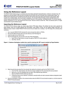 AN-933 P9027LP-R-EVK Layout Guidelines