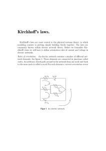 Kirchhoff`s laws.