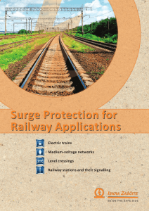 Surge Protection for Railway Applications Surge