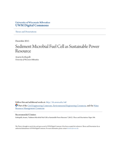 Sediment Microbial Fuel Cell as Sustainable Power Resource