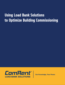 Using Load Bank Solutions to Optimize Building Commissioning