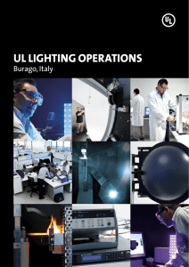 UL LIGHTING OPERATIONS