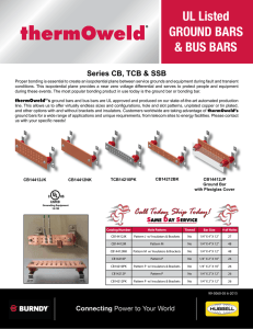 UL Approved Ground Bars