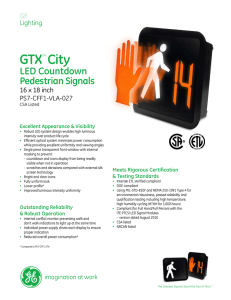 GTX™ City LED Countdown Pedestrian Signals 16 x