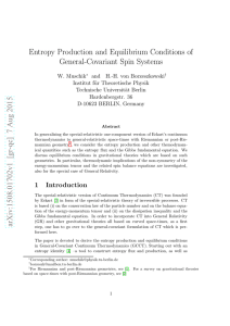 Entropy Production and Equilibrium Conditions of General