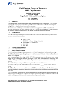 UPS7000HX-T3U Guide Spec