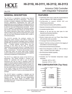 HI-3110 - Holt Integrated Circuits