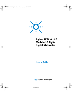 Agilent U2741A USB Modular 5.5 Digits Digital Multimeter