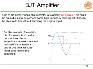 BJT Amplifier