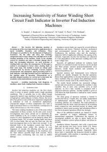 Increasing Sensitivity of Stator Winding Short Circuit Fault Indicator