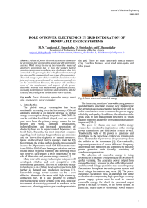 role of power electronics in grid integration of renewable