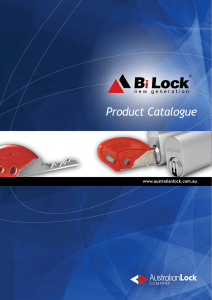 BiLock Product Catalogue