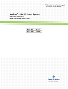 NetSure™ +24V DC Power System
