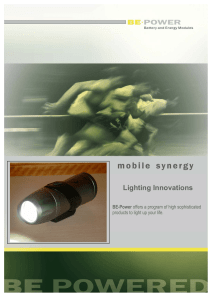 Lighting Innovations - BE