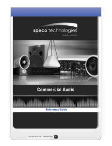 CommercialAudioGuide Manual