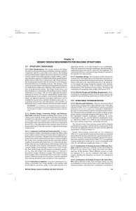 12 Seismic Design Requirements for Building Structures