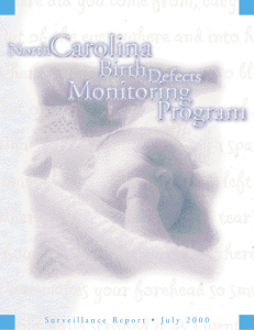 North Carolina Birth Defects Monitoring Program
