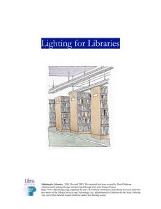 Lighting for Libraries