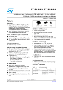 Datasheet - STMicroelectronics