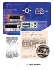 Improving Digital Multimeter Throughput