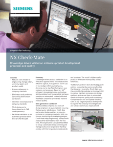 NX Check-Mate - Siemens PLM Software