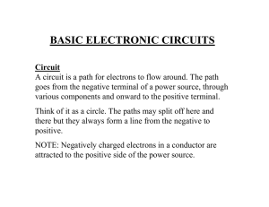 BASIC ELECTRONIC CIRCUITS Circuit