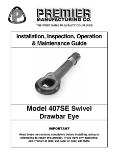 Model 407SE Swivel - Premier Manufacturing Co.