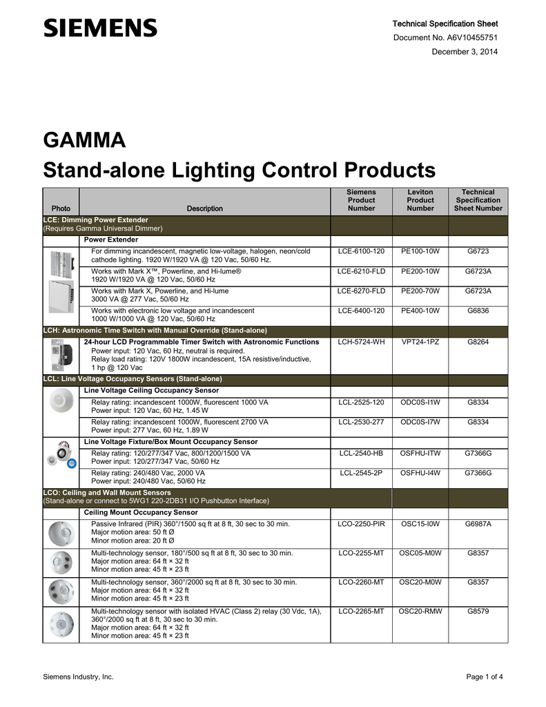 Phase Independent of Control Device 1920VA at 120VAC 50/60Hz Leviton PE200-10W Power Extender Mark 10 Powerline and Hi-lume