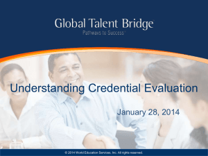Understanding Credential Evaluation