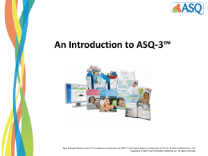 An Introduction to ASQ-3™