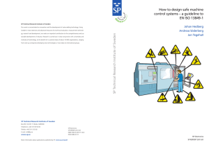 How to design safe machine control systems