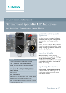 Sigmaguard Specialist LED Indicators