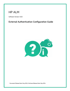 HP Application Lifecycle Management External