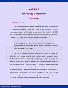 Technology Management